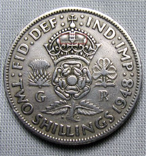 1948 british shilling|1948 george vi shillings.